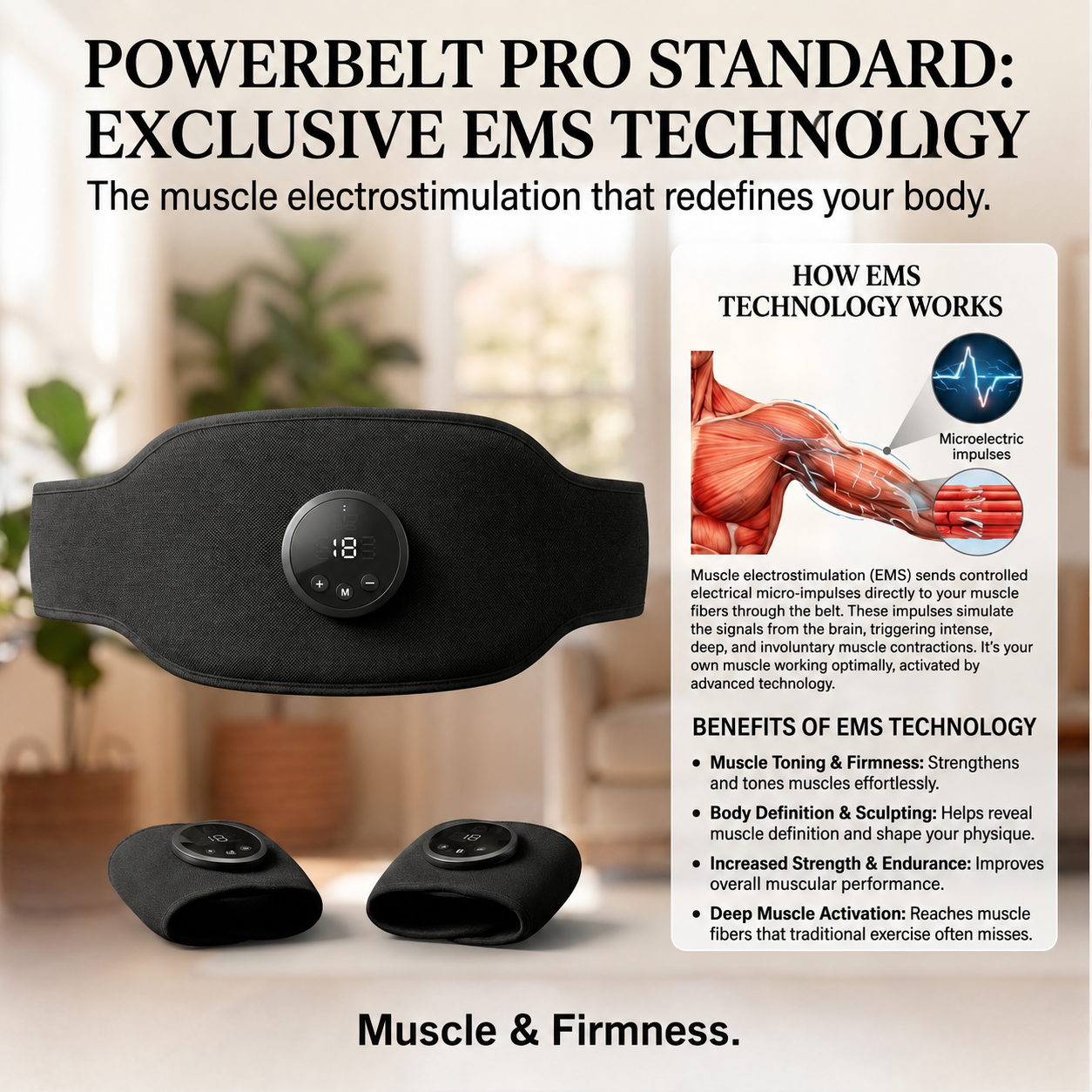 EMS Sculpting & LED & Heat Therapy PowerBelt®