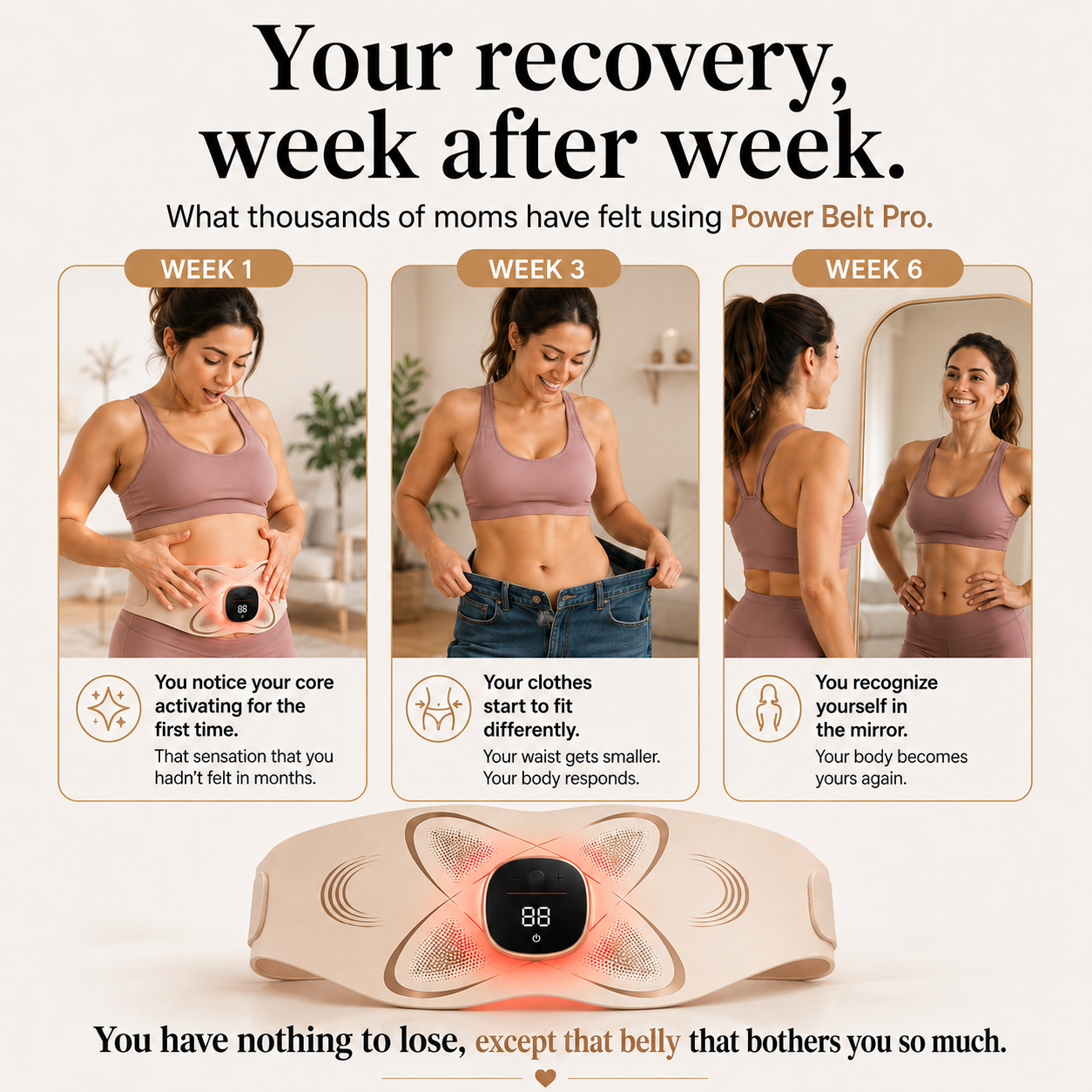 EMS Sculpting & LED & Heat Therapy PowerBelt®