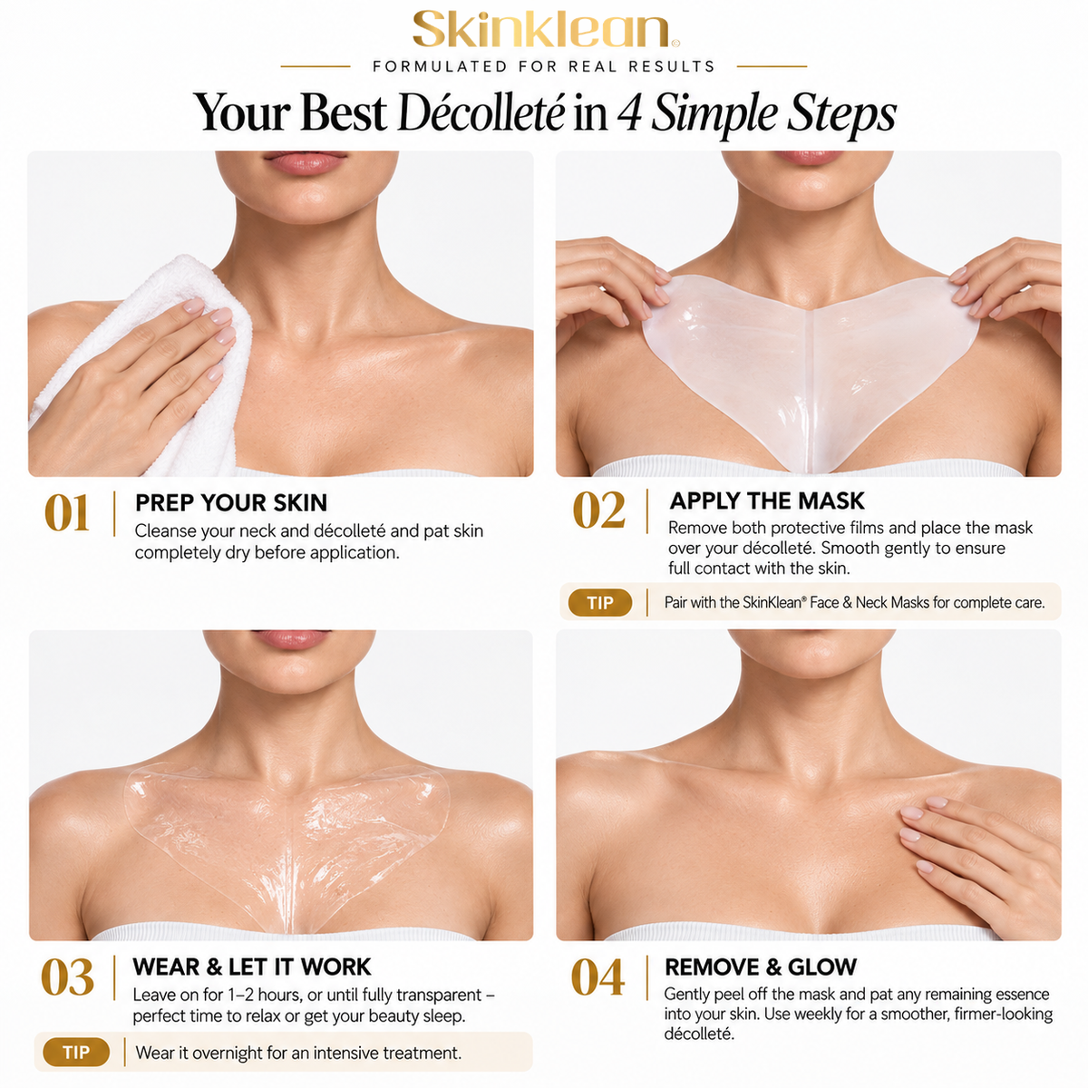 Triple Collagen Plumping Gel Décolleté Mask