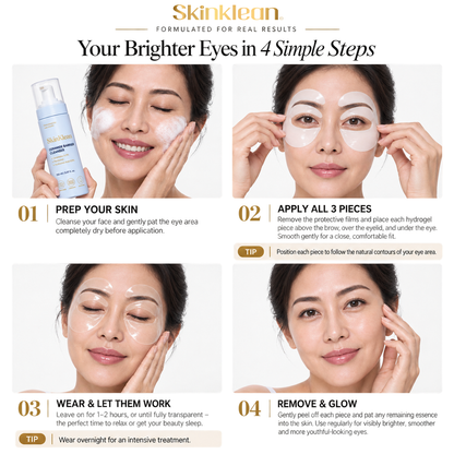 Peptide Caffeine De-Puffing Eye Patches