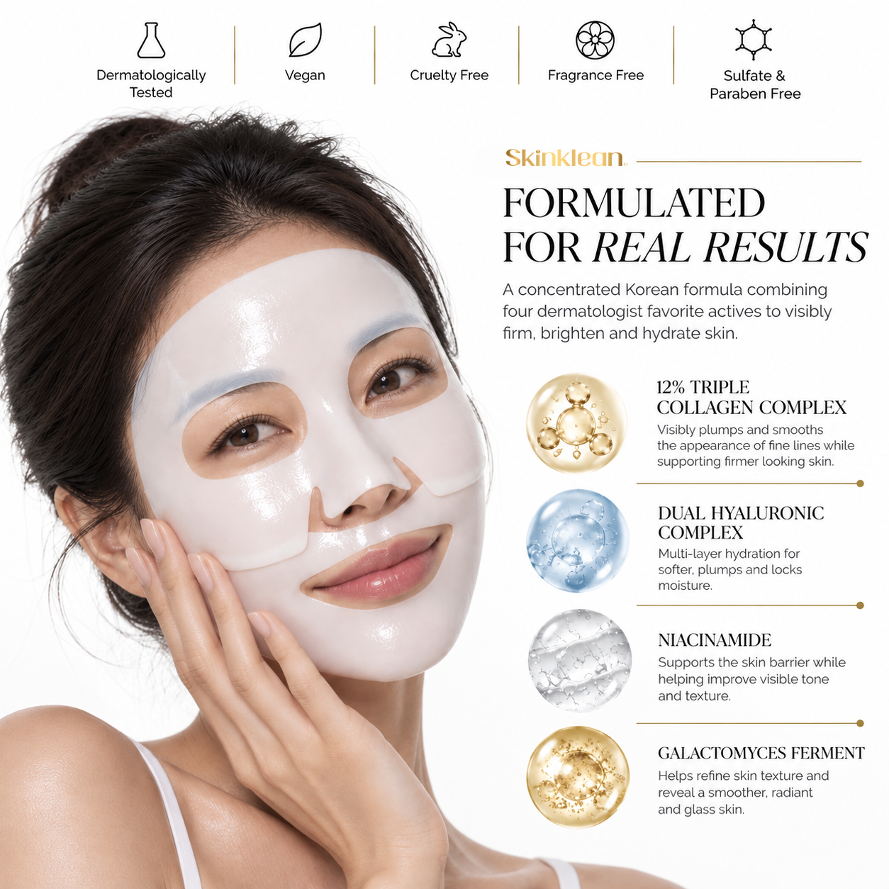 Triple Collagen Plumping Gel Face Mask